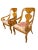 Vintage Biedermeier Style Upholstered Arm Chairs by Drexel Heritage - a Pair For Sale - Image 11 of 12