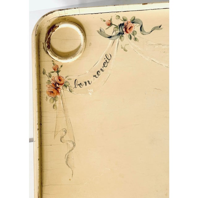 French Provincial 40's French Folding Bed Tray For Sale - Image 3 of 10