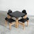 Set Iconic Gerd Lange 'Flex 2000' Chairs and table in Beech and Plastic for Thonet 1973. This is a set of highly...