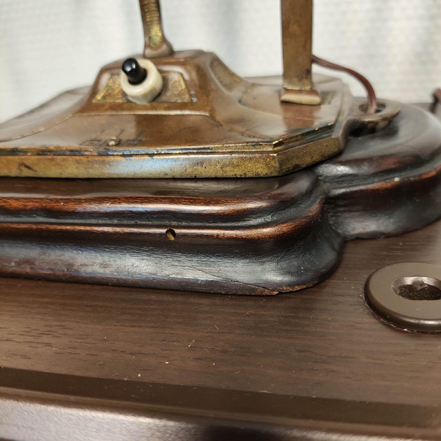 Early 20th Century Italian Art Nouveau/Industrial Brass Desk Lamp For Sale - Image 11 of 13