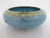 Chinese Turquoise Cloisonne Vase Flower Brush Washer Bowl Custom Stand For Sale - Image 12 of 16