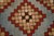 American 1920s Multicolor Diamond Square Antique American Hooked Rug 3'0" X 5'2" Handknotted Wool Carpet For Sale - Image 3 of 4