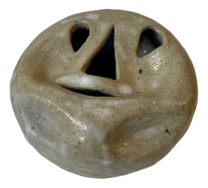 Vintage Ceramic Face Vase by Gunner Michael Andersen, 1970s