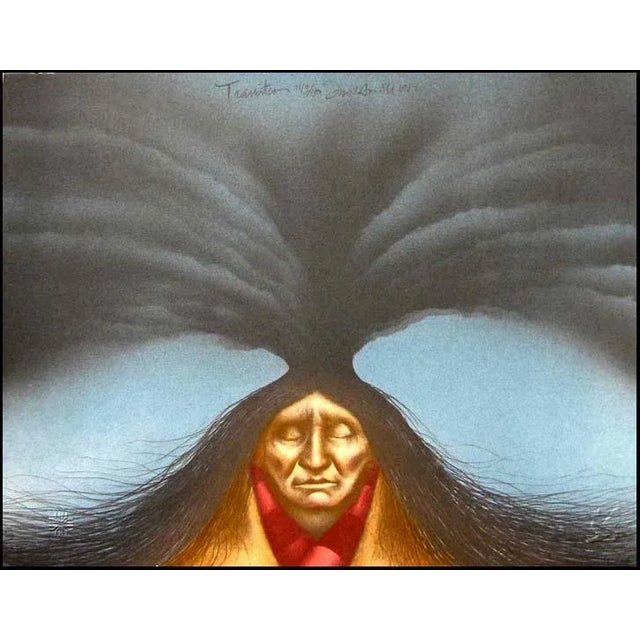 Impressionist Frank Howell "Transition" Lithograph on Paper Hand Signed For Sale - Image 3 of 3