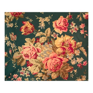 1980s Ralph Lauren Vintage Adirondack Floral Home Decor by the Yard For Sale