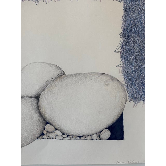 Abstract Contemporary Abstract Stone Drawing by Pauline Kochanski For Sale - Image 3 of 3
