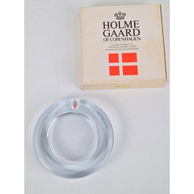 Vintage Danish Ashtray by Torben Jørgensen for Holmegaard, 1980s For Sale - Image 10 of 11