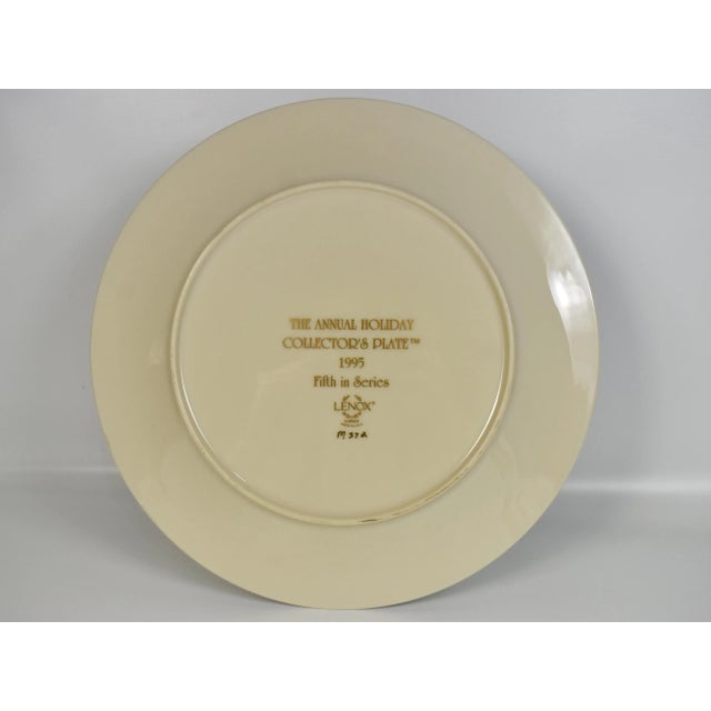1990s 1995 Lenox the Annual Holiday Collection's Christmas Toy Store Plate For Sale - Image 5 of 9