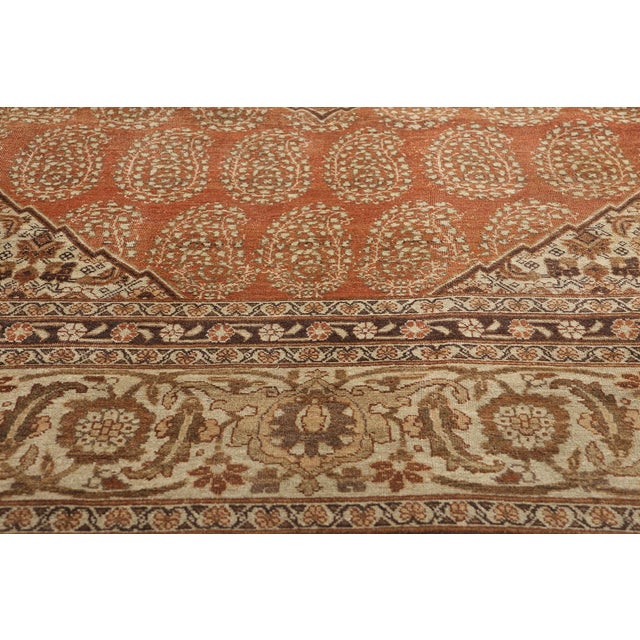 Late 19th Century Late 19th Century Haji Khalili Persian Tabriz Rug, 10'00 X 12'02 For Sale - Image 5 of 9