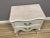 Wood White Single Nightstand 2 Drawer Distressed White Cottage Beach Design For Sale - Image 7 of 7