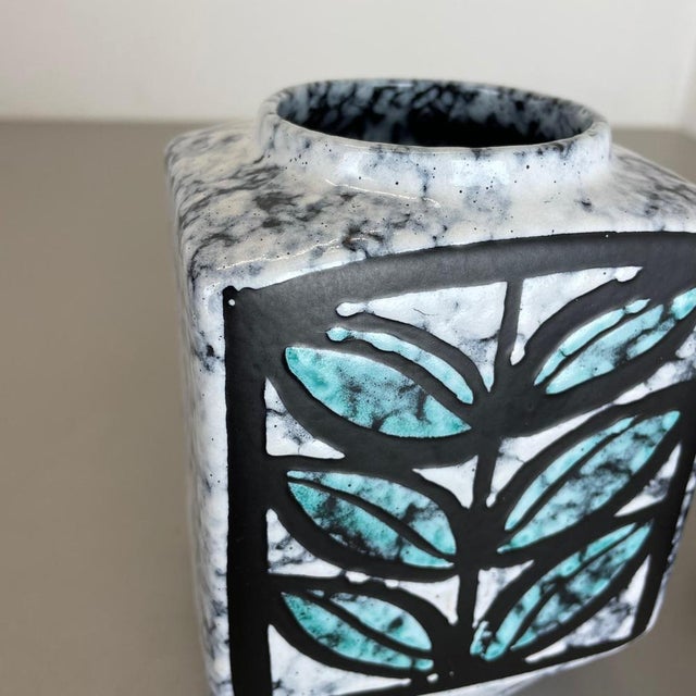 Gray Fat Lava Ceramic Pottery Vases from Strehla Ceramic, Germany, 1970s, Set of 2 For Sale - Image 8 of 18