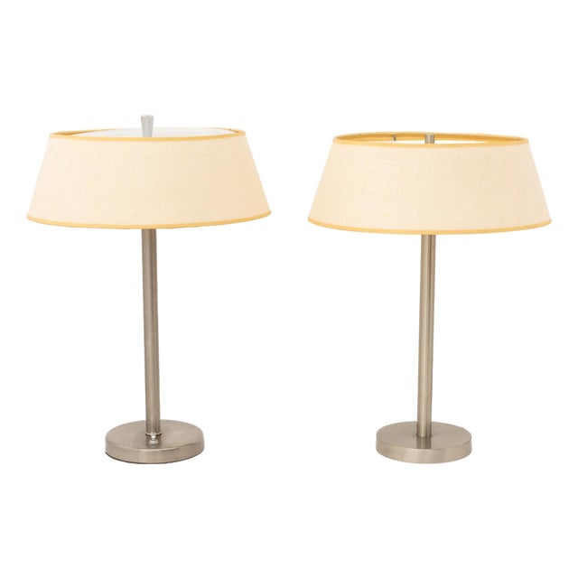 Pair of Nessen Mid-Century Modern Table Lamps For Sale