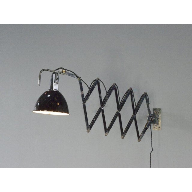 Large Scissor Lamp by Wilhelm Bader, 1920s For Sale - Image 14 of 14