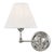 Hudson Valley Lighting Mark D. Sikes Classic No.1 Swing 1-Light Wall Sconce, Polished Nickel For Sale