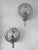 Italian Optical Metal Chrome Sconces by Oscar Torlasco - a Pair For Sale - Image 9 of 12
