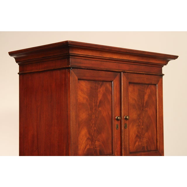 Baker Milling Road Georgian Style Mahogany Triple Chest For Sale - Image 9 of 12