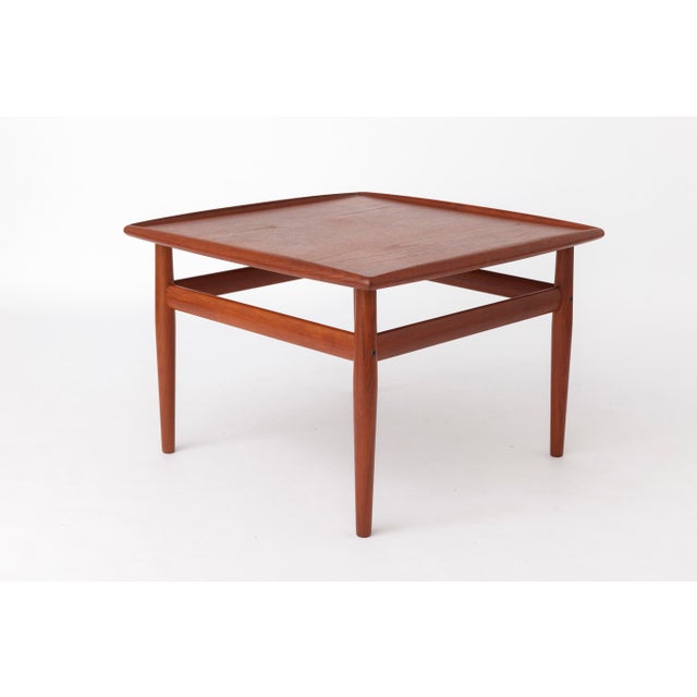 Grete Jalk Mid-Century Modern Danish Teak Side Table by Grete Jalk for Glostrup, 1960s For Sale - Image 4 of 12