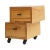 Modern Blonde Wood Double Sided Storage, 1990s For Sale - Image 3 of 6