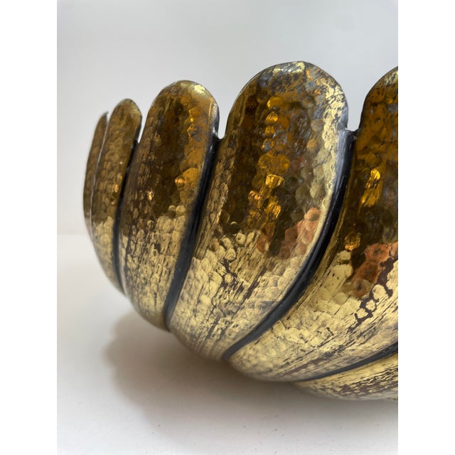 Italian Brass Bowl in the style of Egidio Casagrande, 1970s For Sale - Image 5 of 17