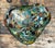 This vibrant vintage Italian art glass bowl, crafted in the spirit of Murano’s legendary glassmakers, is a spectacular...