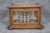 Late 19th Century Rare Walnut Case French Etched Glass 18-piece decanter and Cordial Tantalus Set - 18 Pieces For Sale - Image 5 of 11