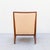 Restored 1950s Attributed to t.h. Robsjohn-Gibbings for Widdicomb Walnut Slipper Chair For Sale - Image 12 of 15