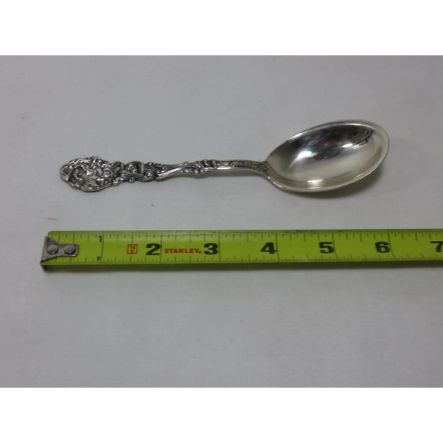 Antique Gorham Manufacturing Co. Versailles Pattern Sterling Silver Sugar Spoon For Sale - Image 12 of 13