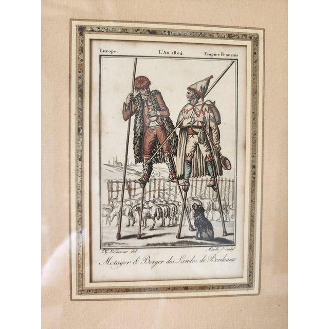 Set of 4 Antique Jacques Grasset De Saint-Sauveur Hand Colored French Engravings For Sale - Image 10 of 18