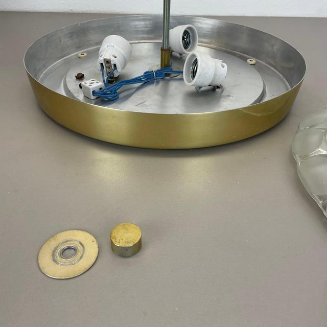 Glass Wall Light attributed to Peill and Putzler, Germany, 1970s For Sale - Image 13 of 18