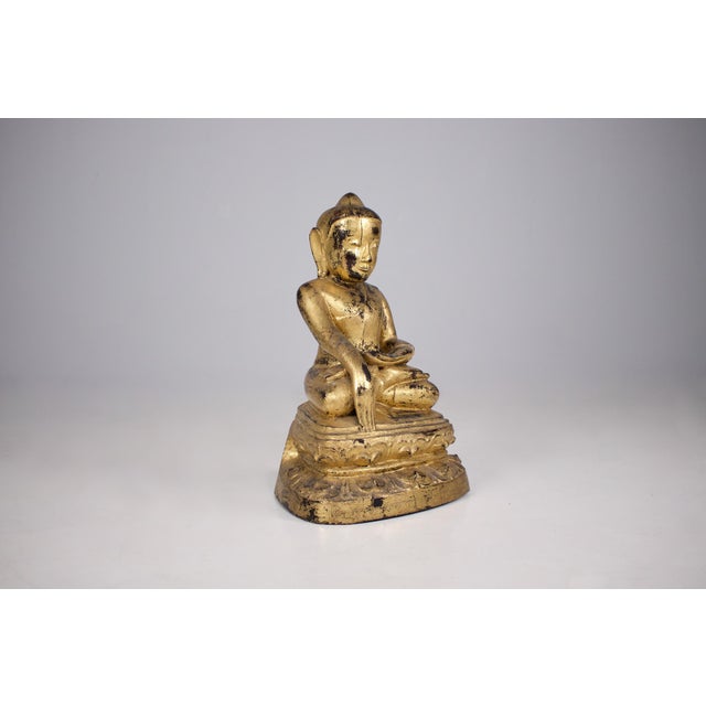 Maravijaya buddha, votive, kingdom of the shan states, 19th century. The enlightened one is depicted in vajrasana on his...
