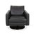Relevé Armchair in Black Leather from Natuzzi For Sale - Image 12 of 16