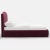 Transitional Camille Plum Velvet Platform Bed, Full/Double For Sale - Image 3 of 6