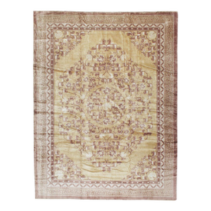 Galerie Shabab Collection Mid-20th Century Vintage Silk Chinese Rug