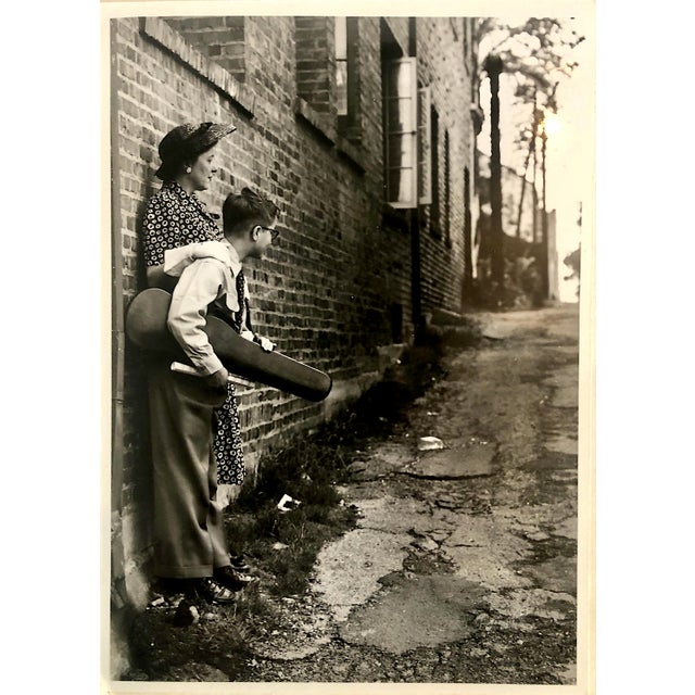 Mid 20th Century Four Scene-Setting Photos With Narrative of Norman Rockwell’s “Road Block” For Sale - Image 5 of 7