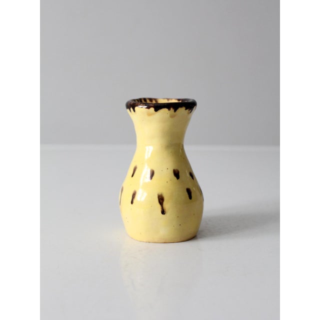 Vintage Handmade Studio Pottery Vase For Sale - Image 4 of 8
