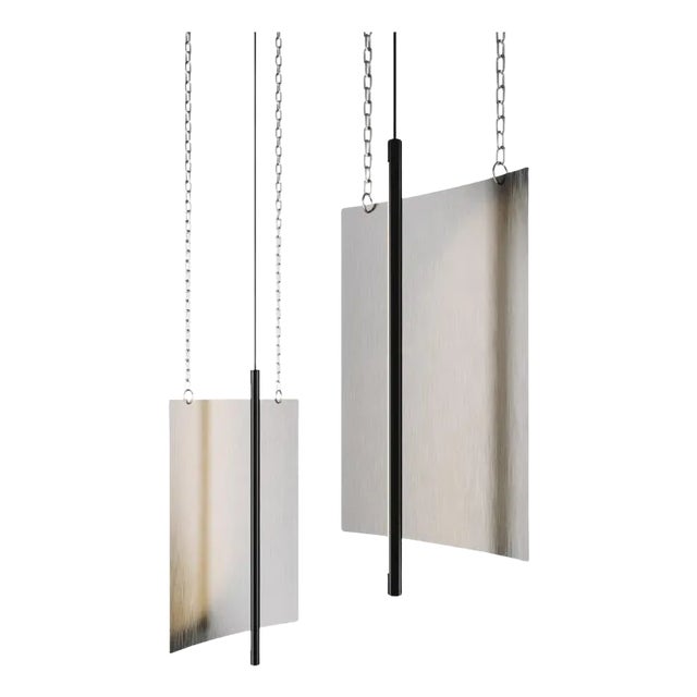 Modern Ceiling Pendant Light Led Panel Lamp Anisotropy, Medium For Sale