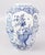 A lovely large antique Chinoiserie style Dutch Delft faience baluster vase by Boch Keramis, a well-known Belgian maker,...