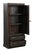 Antique Indian Carved Teakwood Armoire, Circa 1880 For Sale - Image 4 of 5
