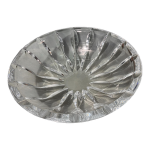 Large & Impressive Reed & Barton Lead Crystal 13" Center Serving Bowl