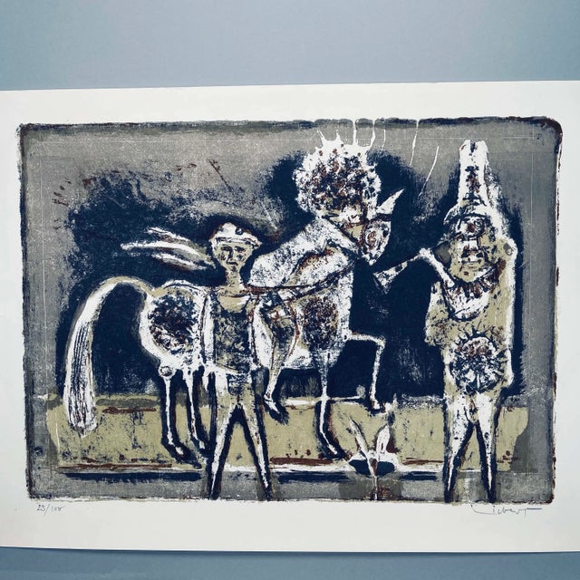 1965 Artist's Proof Abstract Horse Signed and Numbered Print For Sale - Image 13 of 13