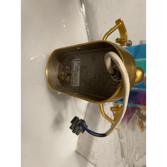 Brass and Acrylic Sconces, 1980s, Set of 2 For Sale - Image 13 of 15