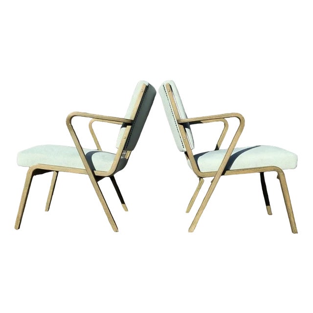 Set of Bauhaus Easy Chairs by Selman Selmanagic for VEB Deutsche Werkstätten Hellerau, German USSR, 1950s For Sale