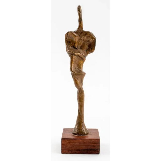 Mid 20th Century Louis Mendez Standing Figure Bronze Sculpture For Sale In New York - Image 6 of 7