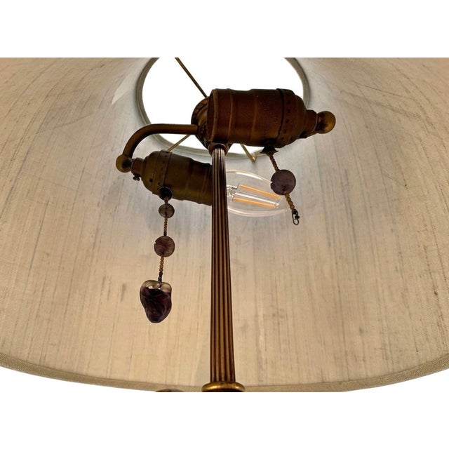 Late 19th Century Late 19th Century Late Qing Dynasty Carved Amethyst & Quartz Vessel Lamp For Sale - Image 5 of 12