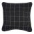 Schumacher Colorado 18" Pillow in Charcoal/Nickel For Sale