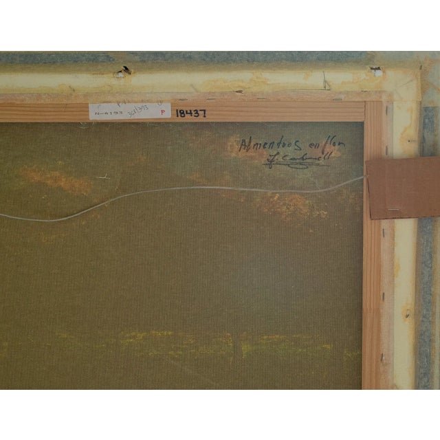 Late 20th Century Jorge Carbonell - Almendros en Flor (Flowering Almond Trees), Oil on Canvas For Sale In Washington DC - Image 6 of 6