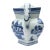 English 1920’s Woods and Sons Blue and White Canton Jug For Sale - Image 3 of 8