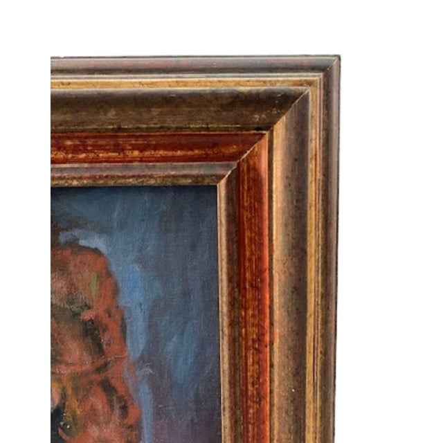 Vintage Framed Acrylic Painting of Nude, Signed Hal Frater For Sale - Image 10 of 12