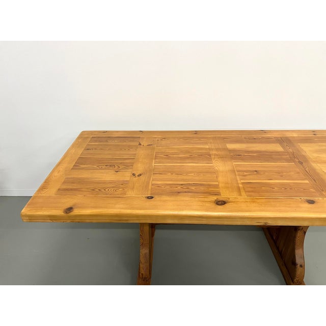1970s Savoyard Monastery Dining Table in Pine, 1970 For Sale - Image 5 of 18
