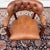 English Brown Chesterfield Wade Office Chair For Sale - Image 6 of 9